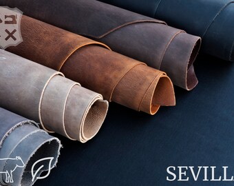 Sevilla Collection: Vegetable Tanned Leather with a Matte finish -  5 colors