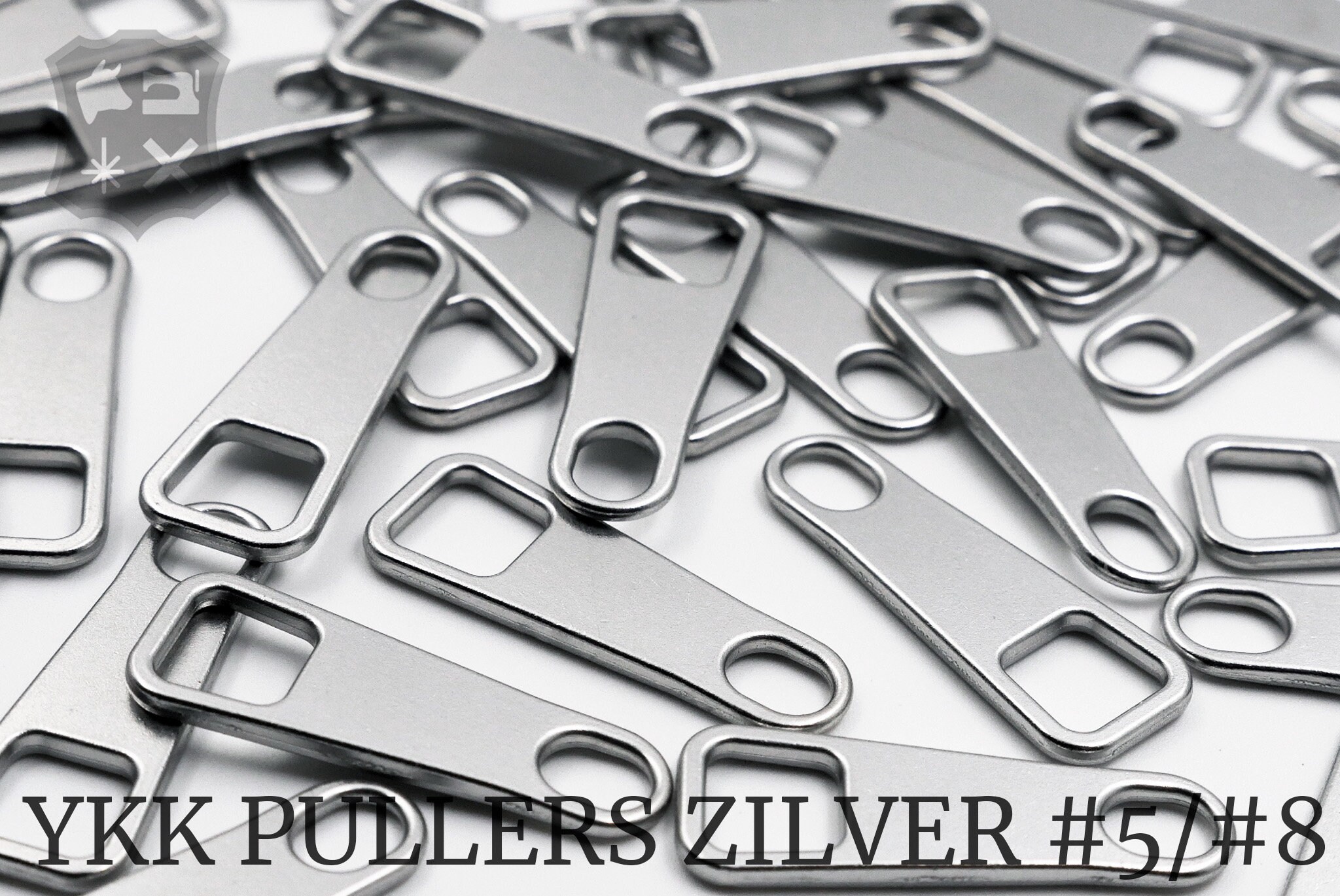 YKK Silver Zipper parts 5 6mm Sliders Pullers Topstops Etsy