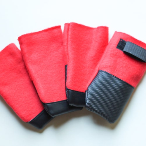 Finish Top Dog Booties set of 4 Sled Dog Snow Boots Iditarod Etsy Canada