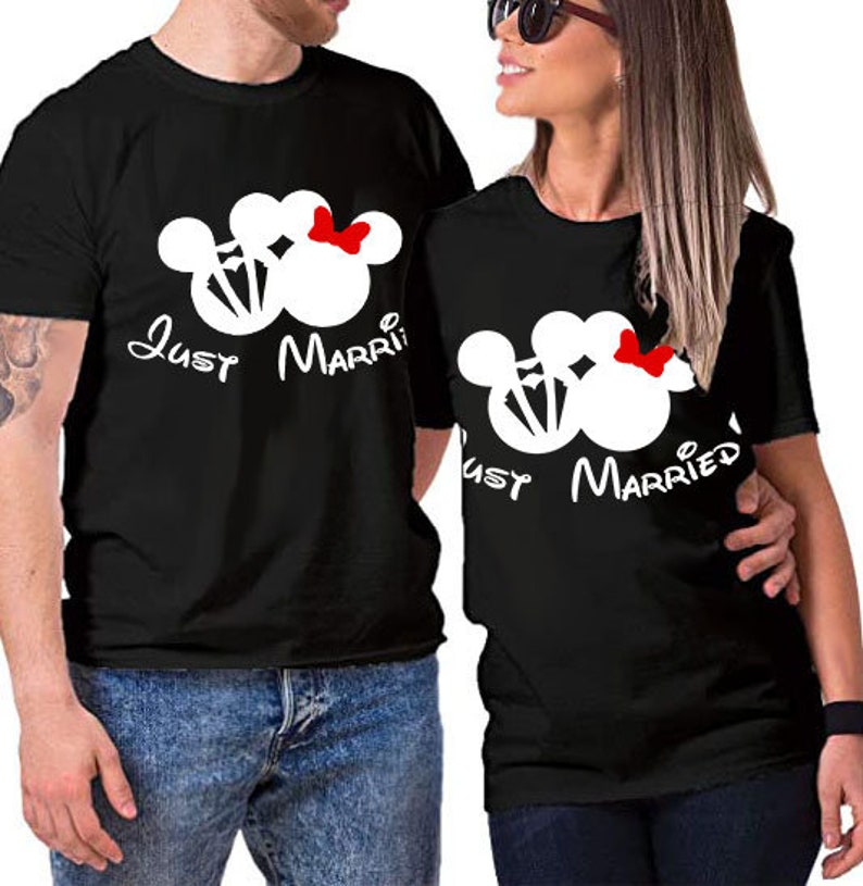 Just Married Shirts Disney Honeymoon Shirts Disney | Etsy