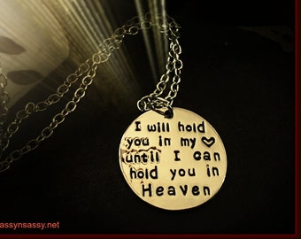 Memorial JewelryMemorial NecklaceA Piece of my Heart is in HeavenMissing Loved Ones JewelryNecklaceRemembrance Jewelry