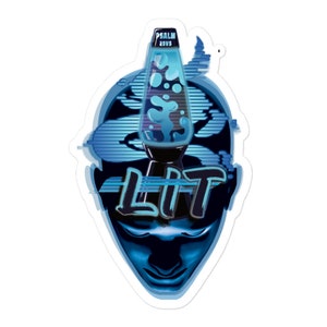 Lampin Lava - Luftblasenfreie Sticker