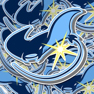 Raie manta - Stickers logo - inspiré de Tampa