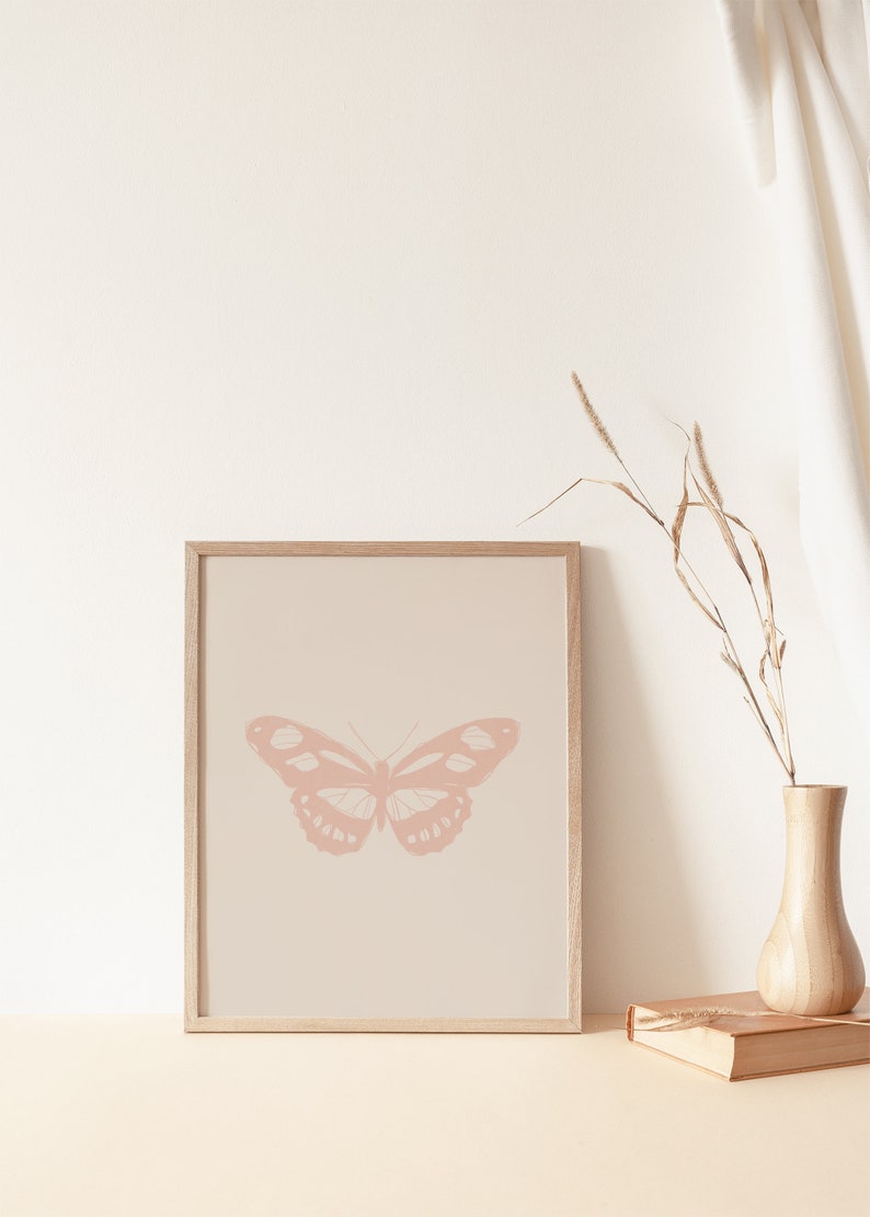 Butterfly Art Line Art Print Abstract Printable Art Boho Wall Art Minimalist Wall Art Modern Art Digital Print image 6