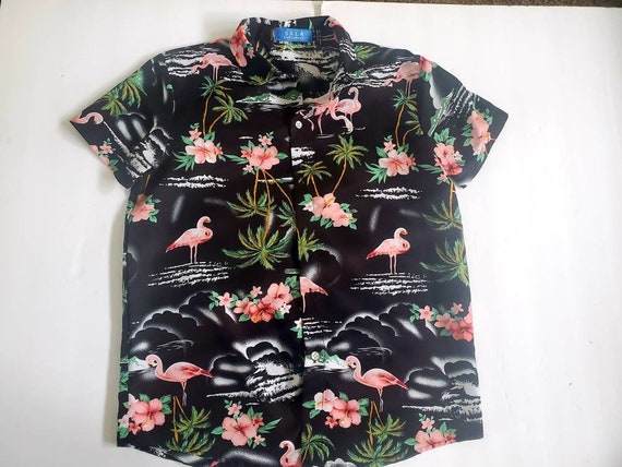 Boys SSLR Hawaiian shirt size Large/ boys short sl