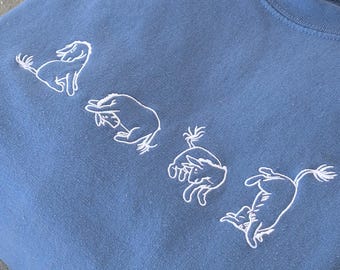 Eeyore Embroidered Sweatshirt | Classic Pooh Sweatshirt
