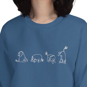 Eeyore Embroidered Sweatshirt | Classic Pooh Sweatshirt