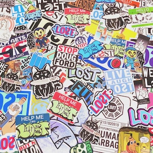 Paquete pequeño de pegatinas de grafiti originales (30 g)