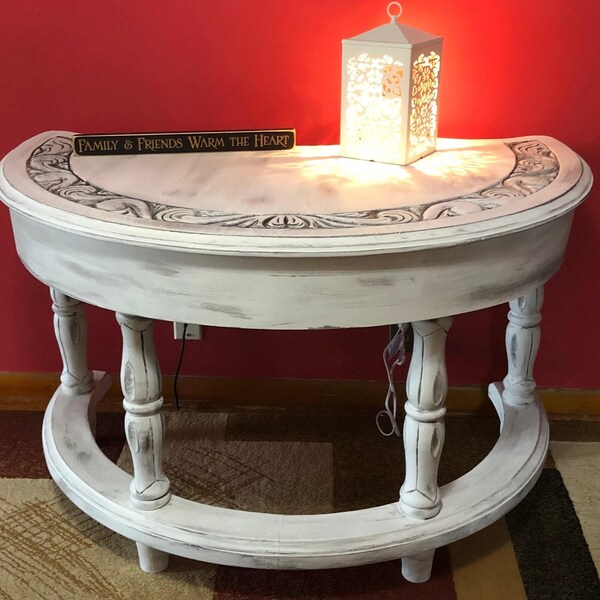 Demilune Table - Etsy