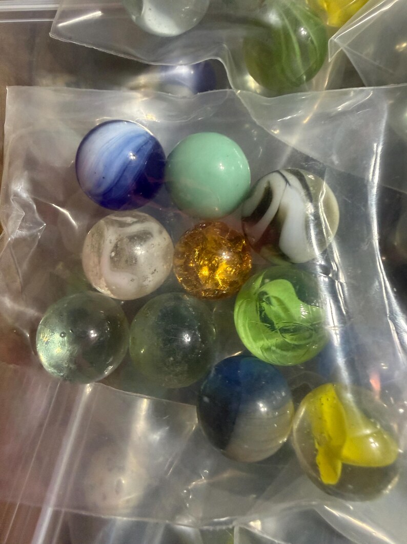 Mystery Bag of Vintage Marbles - 10 Random Marbles - Etsy