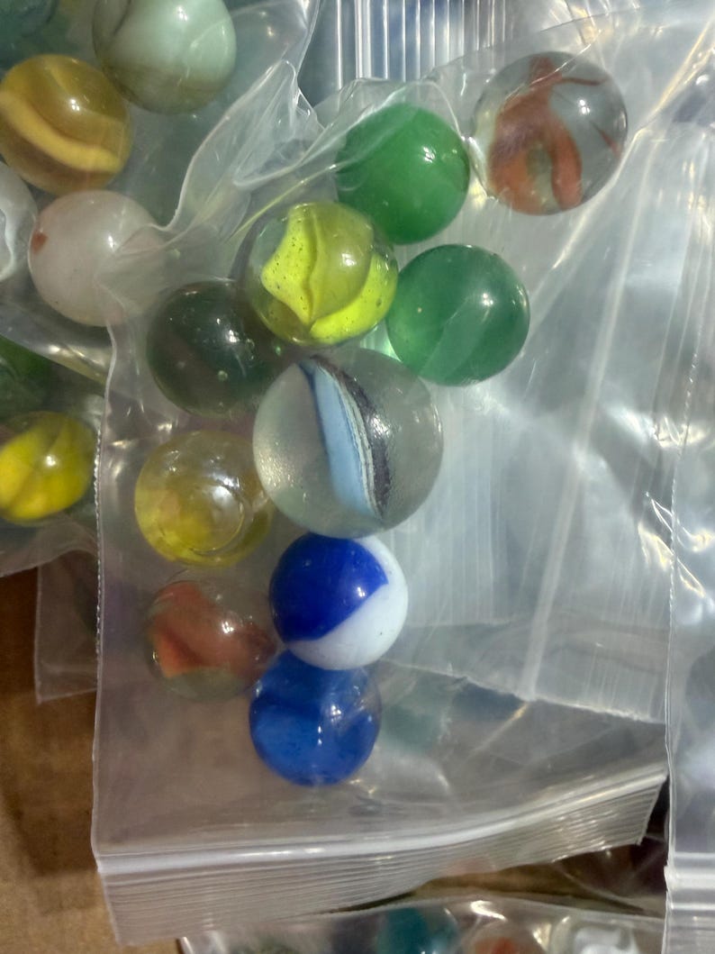 Mystery Bag of Vintage Marbles - 10 Random Marbles - Etsy