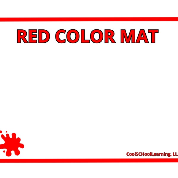 Color Sorting, Color Matching, Fine Motor Skills Activity, Color Game, Educational Resources