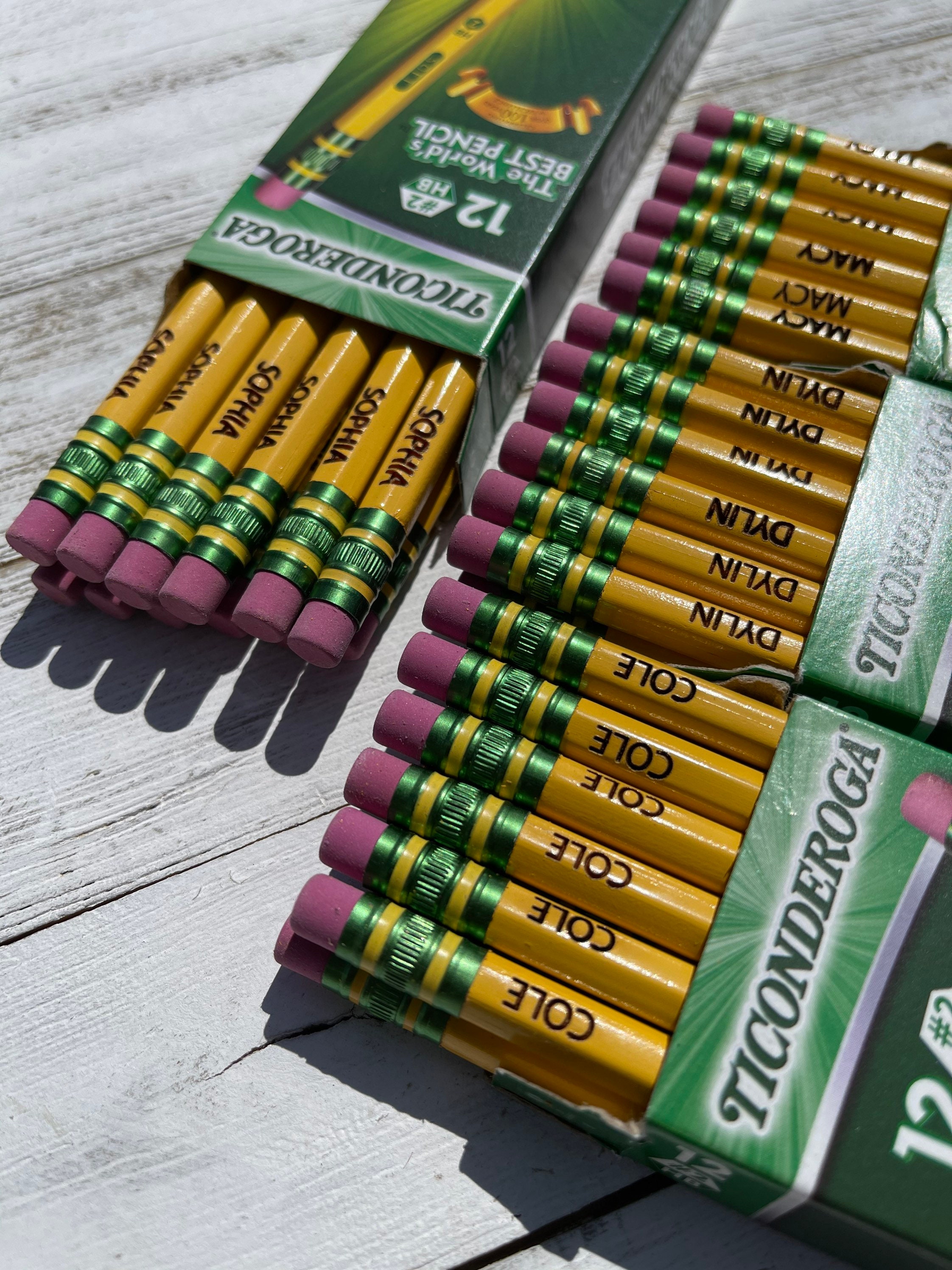 Personalized Pencils Engraved Pencils Back to School 12 | Etsy