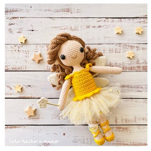 Noelia the Star Fairy | Crochet pattern ESP