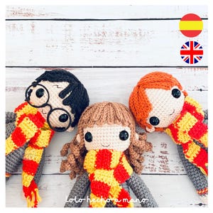 Magician friends amigurumi | includes three patterns (ESP - ENG)