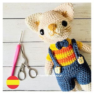 Oliver, a cute kitten - Amigurumi pattern | In Spanish