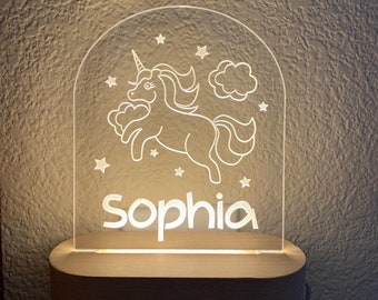 Custom LED Night Light | Nursery Decor | Personalized Kids Gift