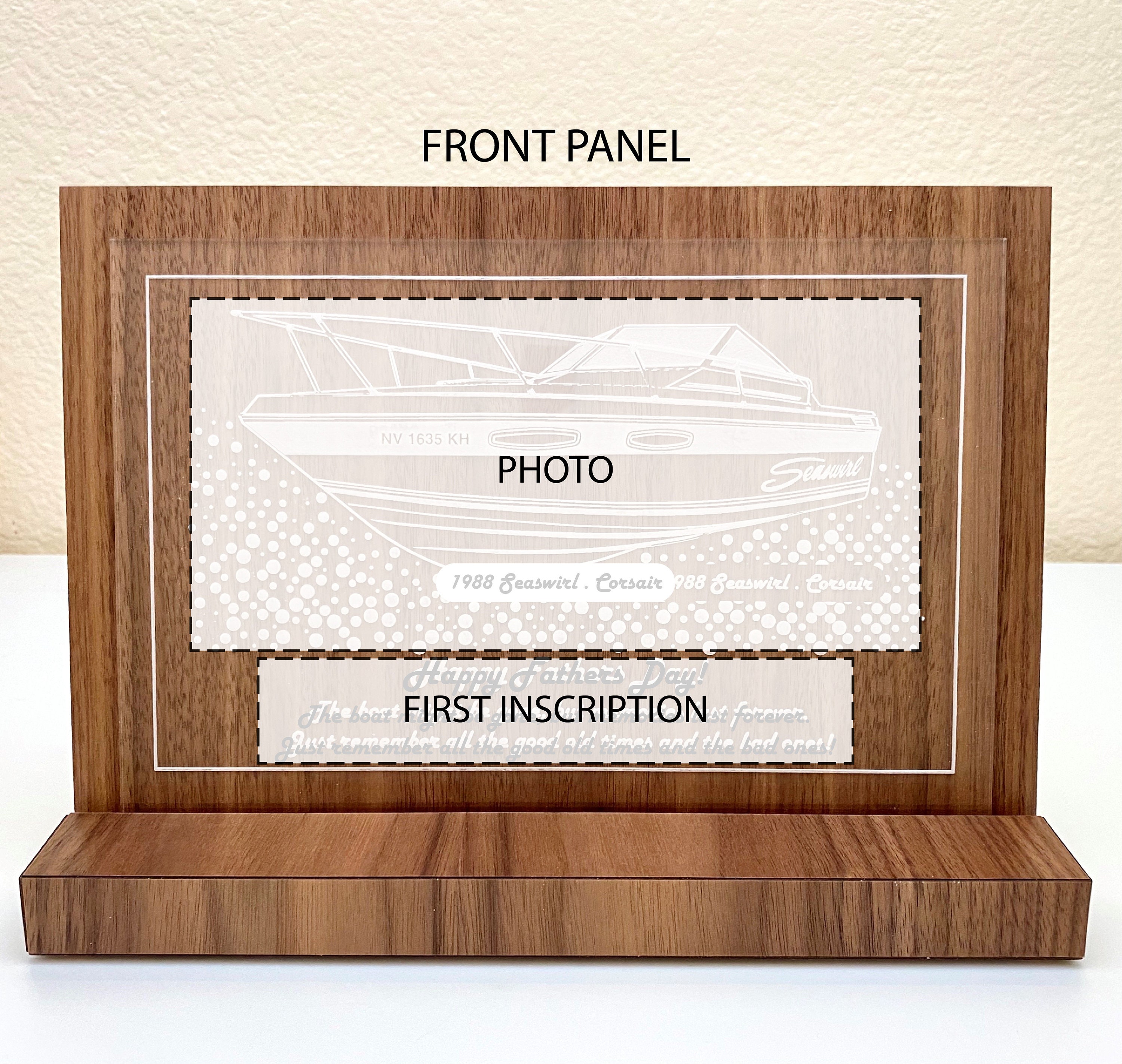 Custom Plaque Wood and Acrylic Plaque Custom Gift Handmade | Etsy