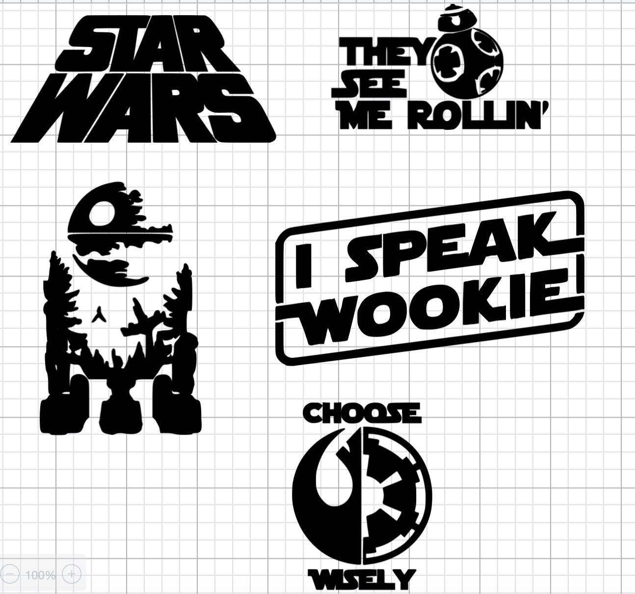 Star Wars Decal Etsy