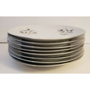 Fine China Chodziez Barbara Made in Poland  Vintage 8 Dinner Plates