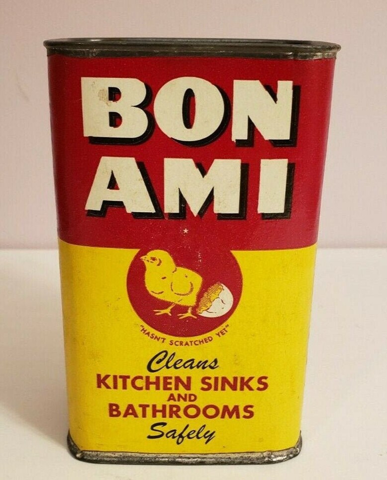 1 Vintage Bon Ami Cleanser Container 12 0z. Size. New old Etsy