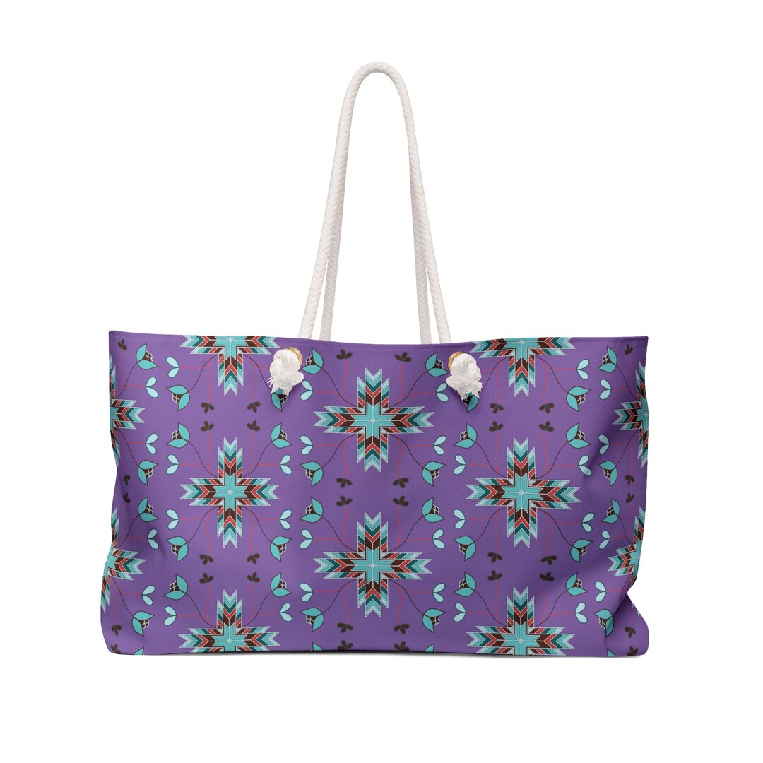 Gallery Bag - Nappa Leather - Midnight Monstera - Azure Blue