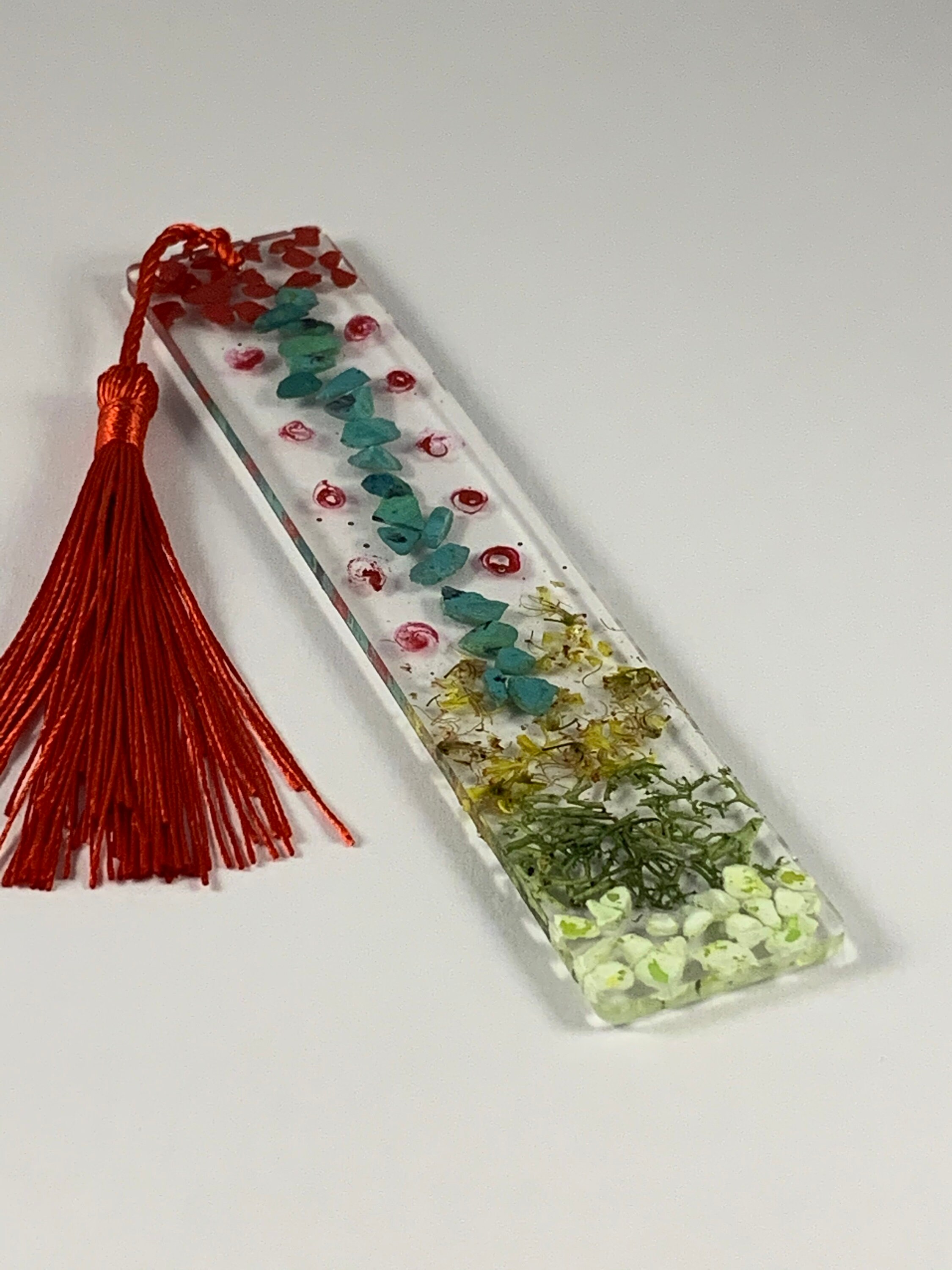 Resin Bookmark Unique Resin Floral Bookmark Book Etsy UK