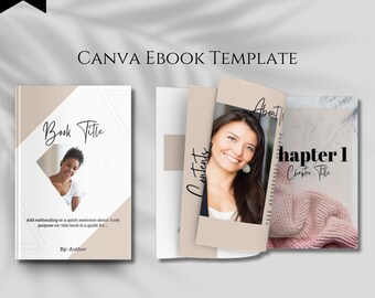 Canva Ebook Template| Customizable |Digital Download | Small businesses