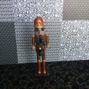 Autumn Warrior Steampunk Styled 14&quot; Nutcracker Figure Gift