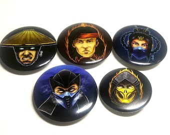 Boutons/épingles Mortal Kombat