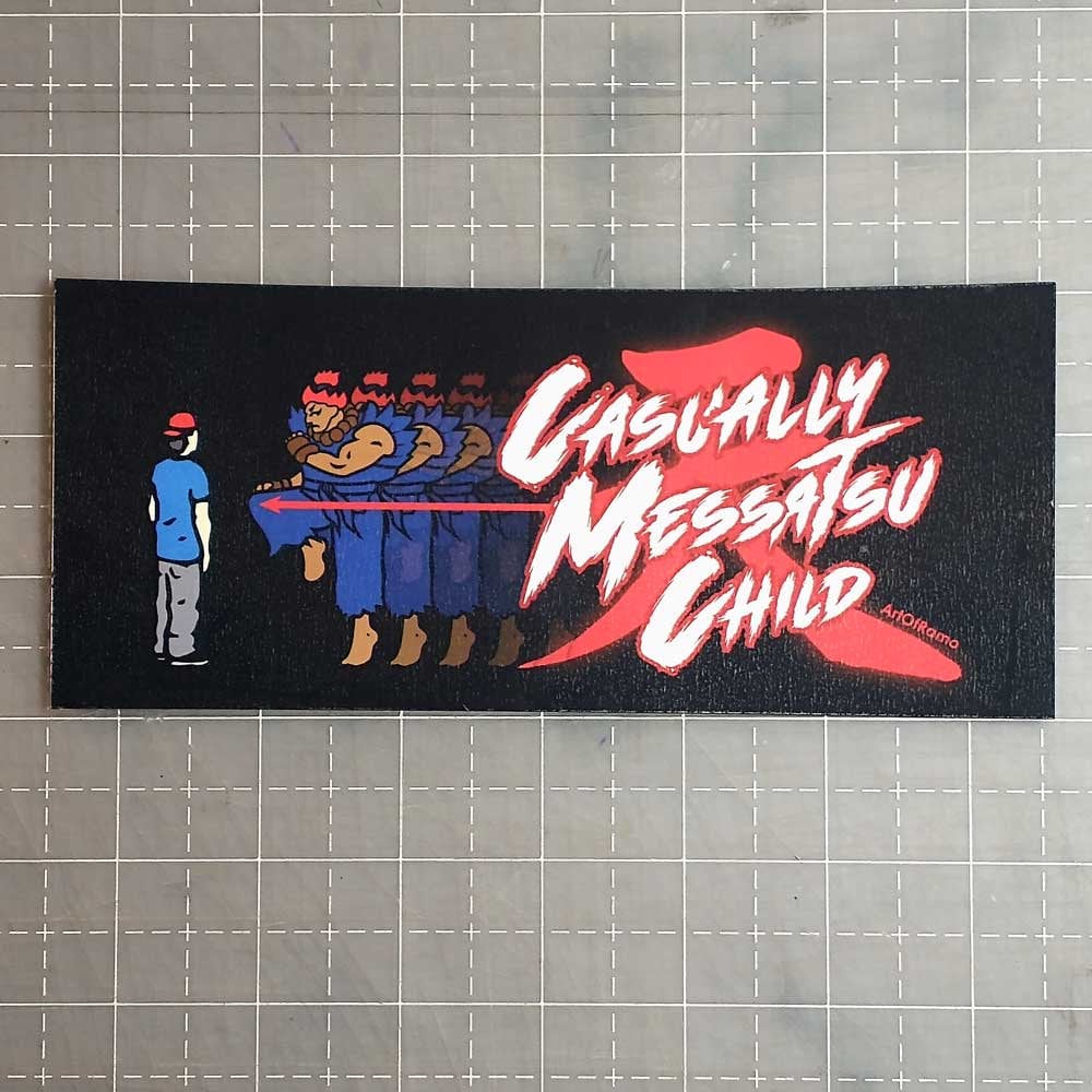 Casually Messatsu Child Gouki Akuma Bumper Sticker - Etsy