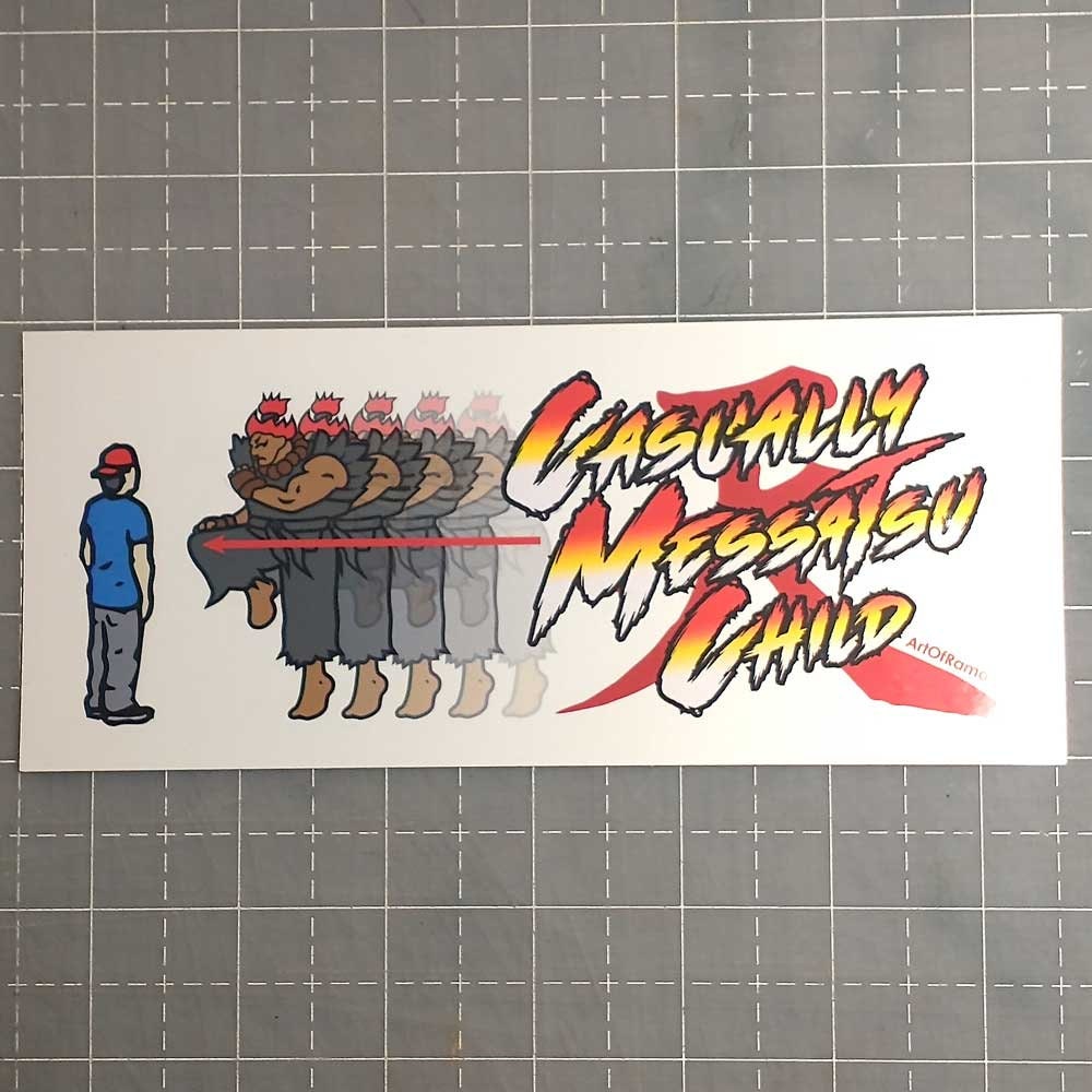 Casually Messatsu Child Gouki Akuma Bumper Sticker - Etsy
