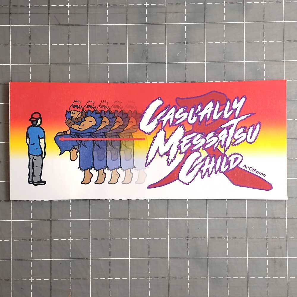 Casually Messatsu Child Gouki Akuma Bumper Sticker - Etsy