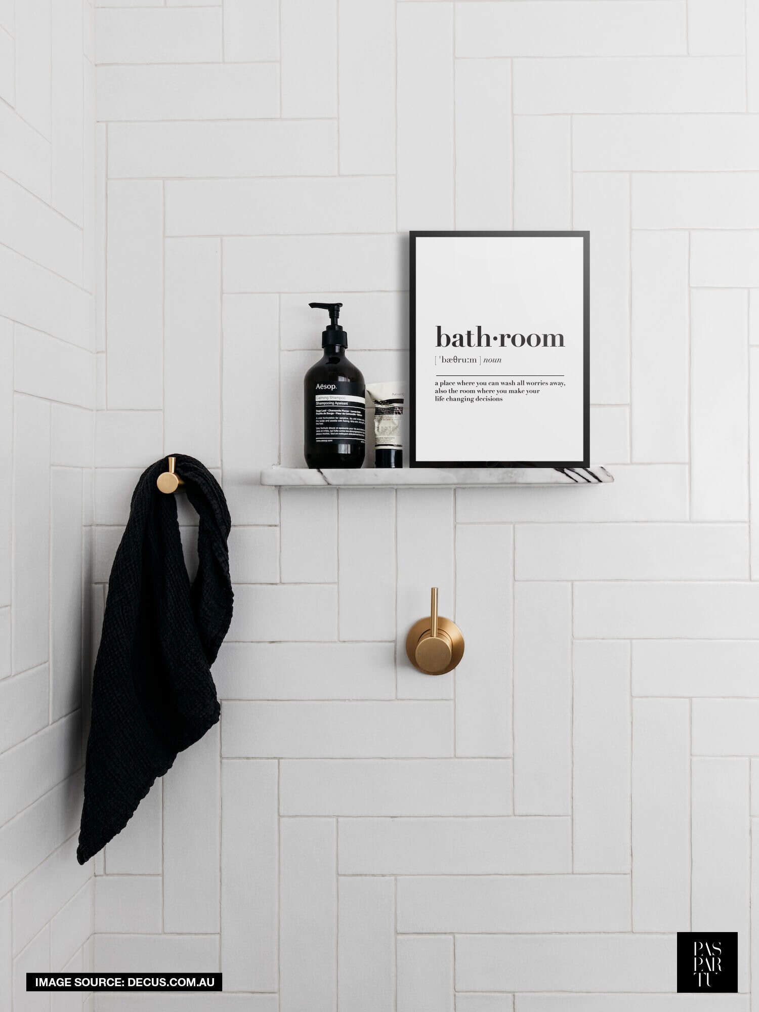 Bathroom Definition Wall Art Print Bathroom Printable Bathroom Etsy