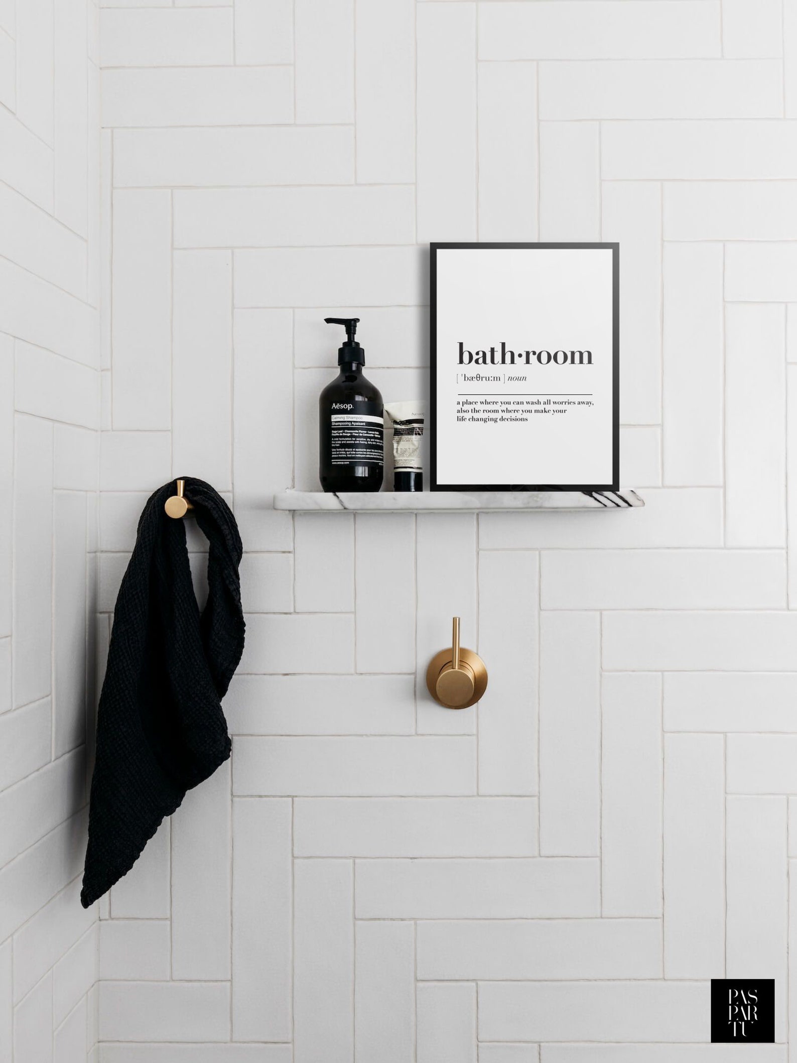 Bathroom Definition Wall Art Print Bathroom Printable Bathroom Etsy