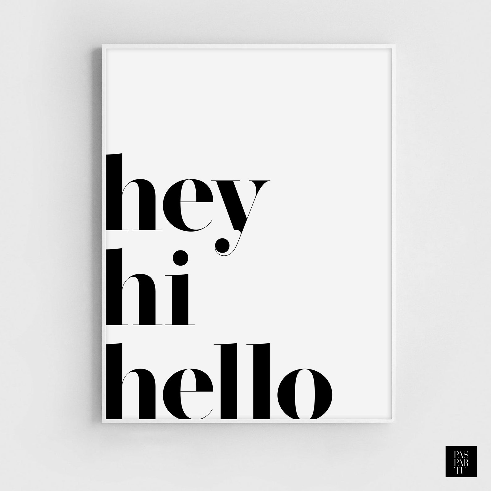 Hey Hi Hello Entryway Wall Art Print Entryway Printable Etsy.de