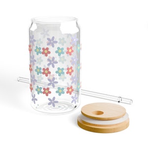 Vaso con forma de flores, 16 oz