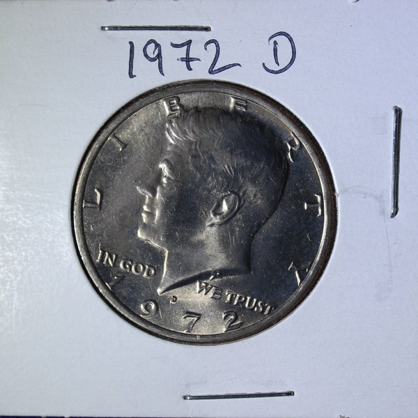 Kennedy 1972 Half Dollar Value Etsy