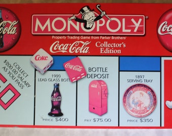 Vintage Coca Cola Monopoly Collector's Edition From 1999 - Etsy Canada