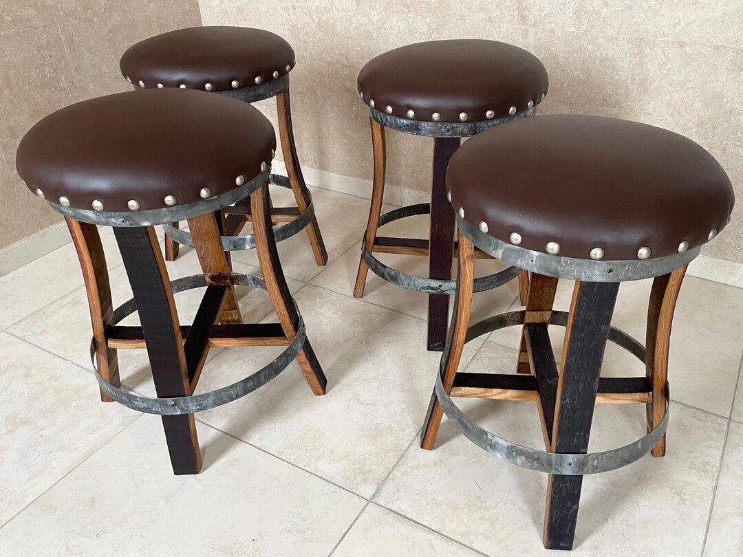 Wine Barrel Whiskey Barrel Stave Bar Stool wine Barrel Chair Bar Stool