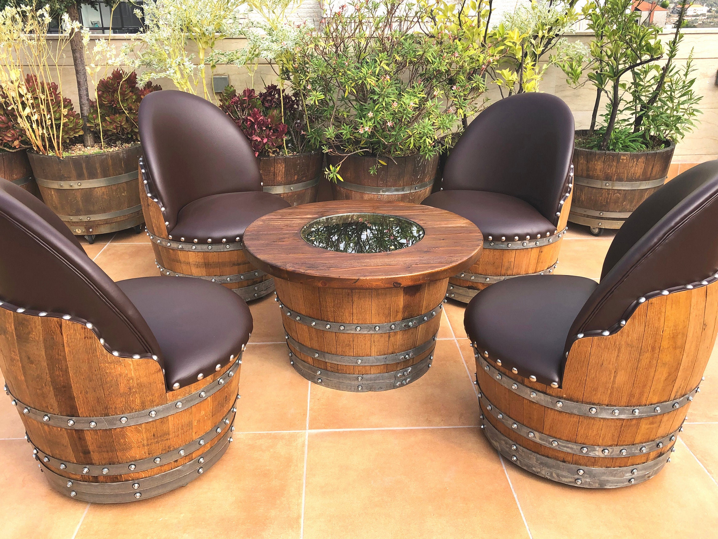 Barrel chair and a half deals
