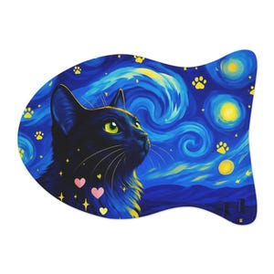 Artistic Cat Feeding Mats
