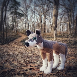 PATTERN ONLY Dire Wolf Demon Dog Amigurumi Crochet