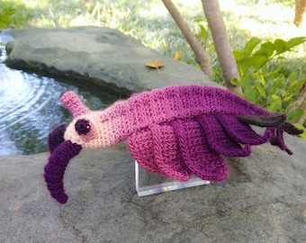 PATTERN ONLY Anomalocaris Burgess Shale Fossil Amigurumi Crochet