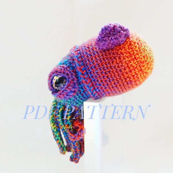 PATTERN ONLY Hawaiian Bobtail Squid Amigurumi Crochet