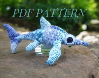 PATTERN ONLY Ophthalmosaurus Ichthyosaur Amigurumi Crochet - Etsy