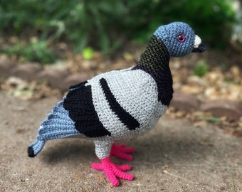 PATTERN ONLY Pigeon Amigurumi Crochet Dove