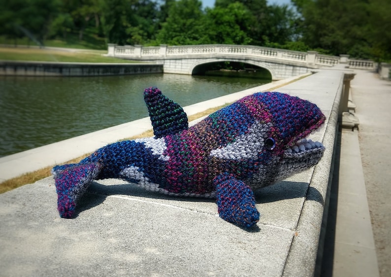 PATTERN ONLY Orca Killer Whale Sea Wolf Amigurumi Crochet image 3