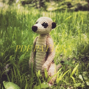 PATTERN ONLY Meerkat Amigurumi Crochet