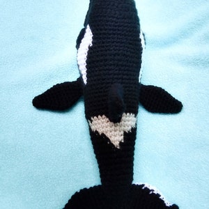 PATTERN ONLY Orca Killer Whale Sea Wolf Amigurumi Crochet image 8